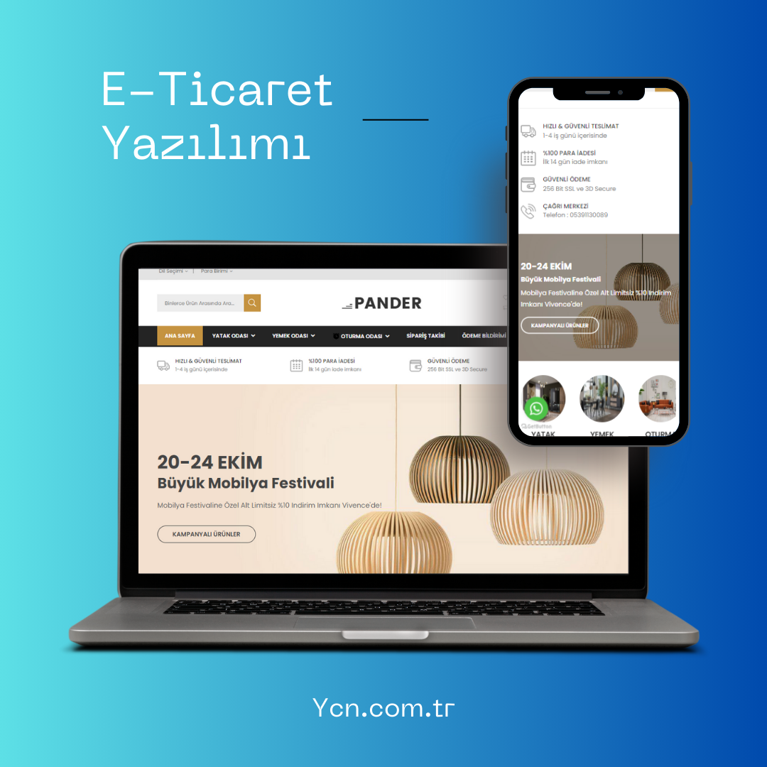 Mobilya E-ticaret yazılımı